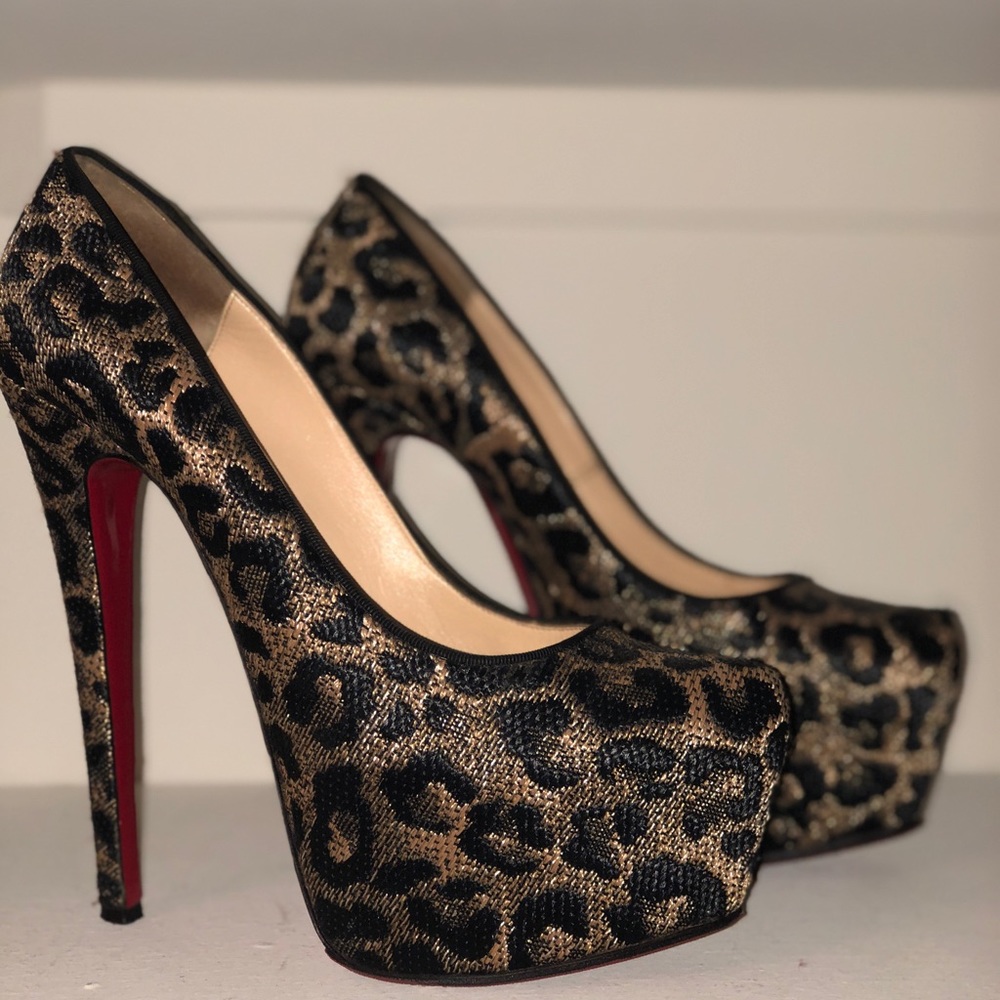 Christian Louboutin Leopard Platform